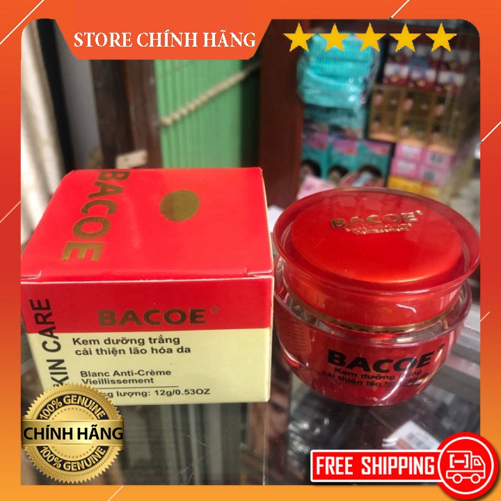 - KEM BACOE DƯỠNG TRẮNG CẢI THIỆN LÃO HOÁ DA - Store Chính Hãng