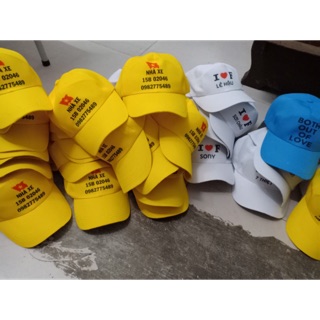 Nón đồng phục đẹp đủ màu in theo yêu cầu
