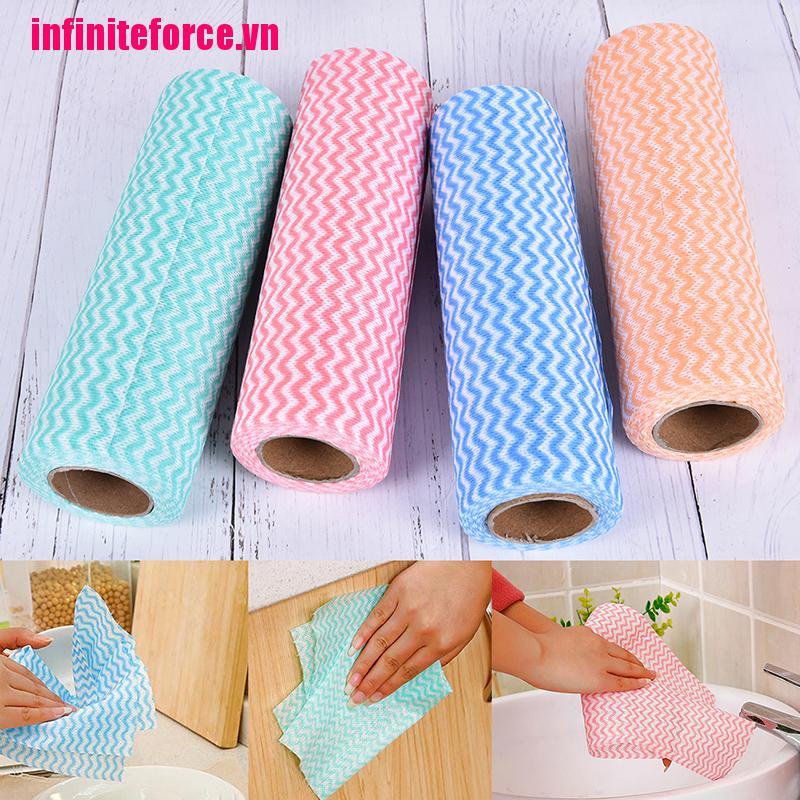 Cuộn 25 Khăn Lau Nhà Bếp Dùng Một Lần