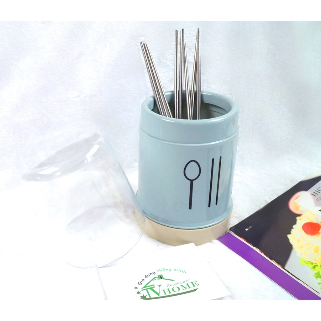 Hộp Đựng Đũa Có Nắp Đậy Chống Bụi Bẩn Tiện Dụng