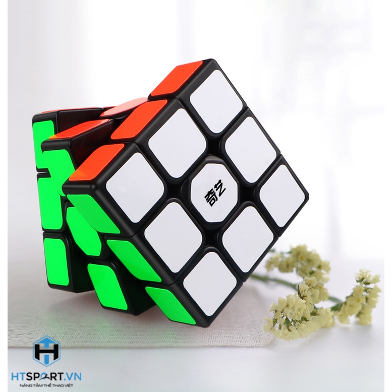 RuBik 3x3, Rubik 3 Tầng Khối Lập Phương WiYi Cube Viền Đen, Đồ Chơi Phát Triễn Trí Tuệ Cao Cấp