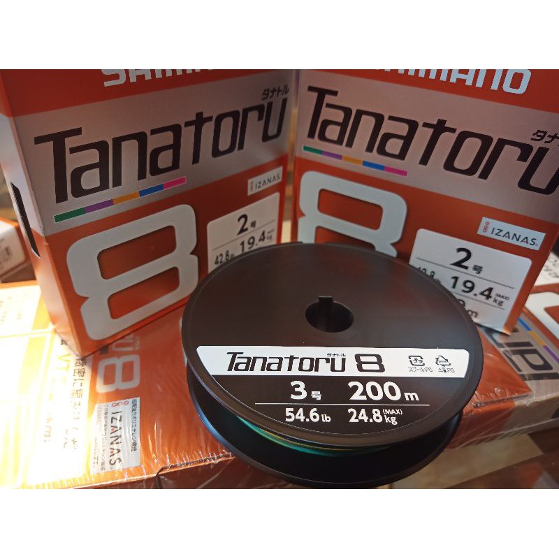 Shimano tanatoru 8 pe dây câu cá thương hiệu shimano nhật bản