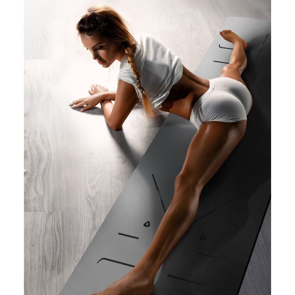 thảm tập yoga DoDoDios cho Yogini chất liệu PU cao cấp chống trơn trượt tặng kèm túi đựng và dây chuyên dụng