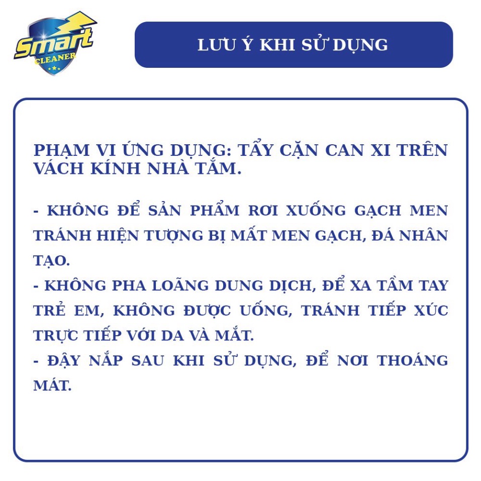 SMART TK thuốc tẩy cặn canxi trên kính SMART TK cho các vách kính nhà tắm, nước gột rửa gương phu kien cao cap