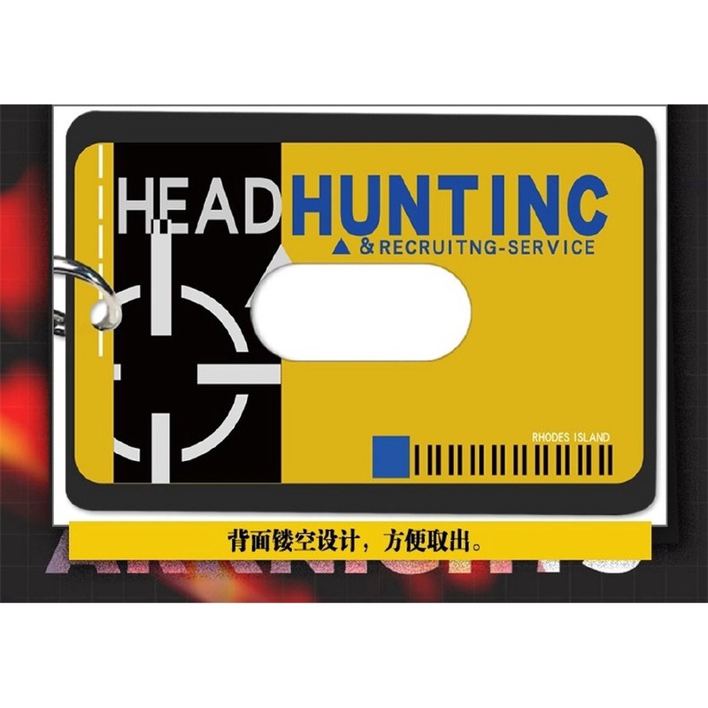 Móc Khóa Thẻ Hình Game Arknights Cá Tính