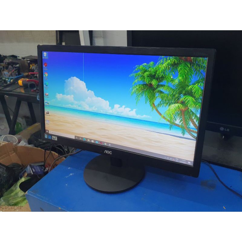 MÀN HÌNH LCD AOC 2070SWN LỖI SỌC, BỤI TRONG, XƯỚC MÀN | BigBuy360 - bigbuy360.vn