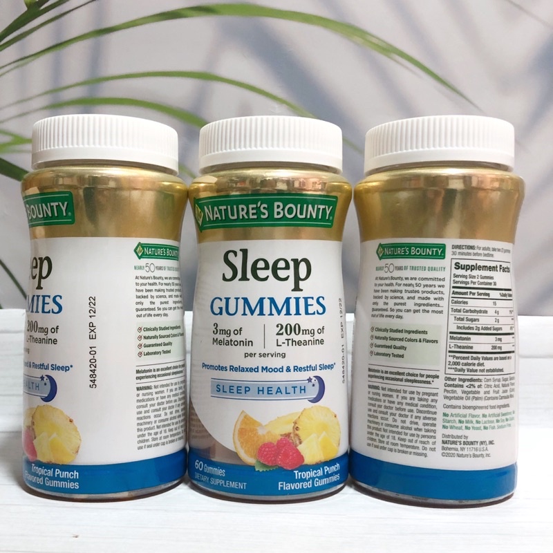 Kẹo dẻo vị trái cây Sleep Gummies