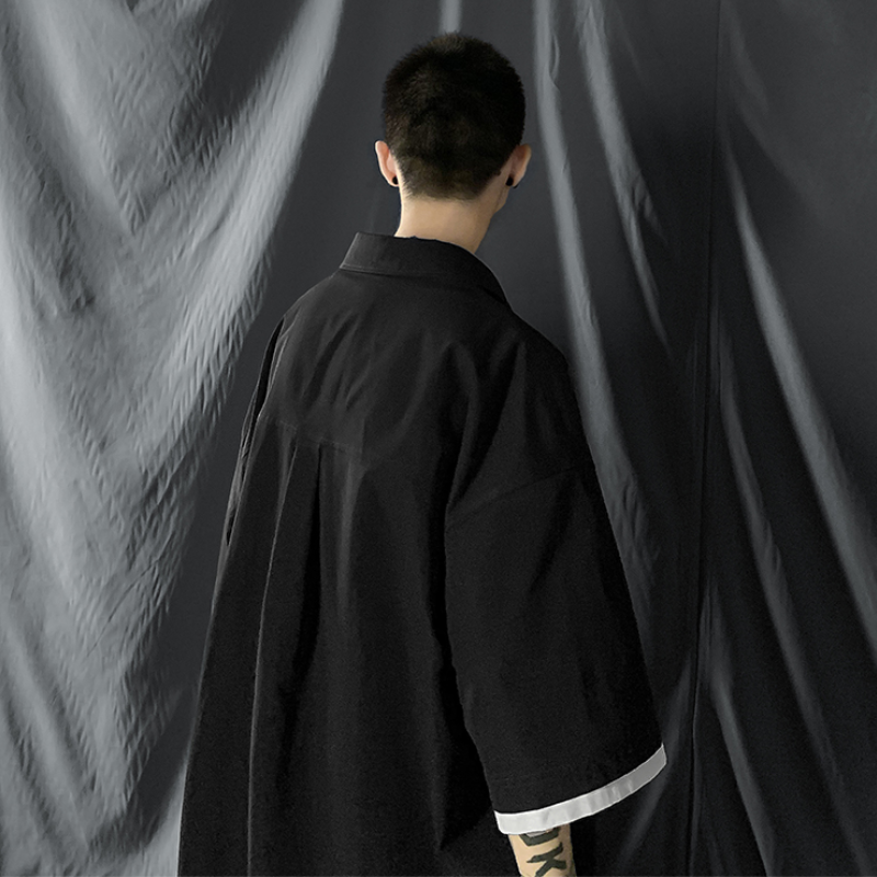 Áo Sơ Mi Nam Ngắn Tay Cổ Bẻ Thời Trang Hàn | BigBuy360 - bigbuy360.vn