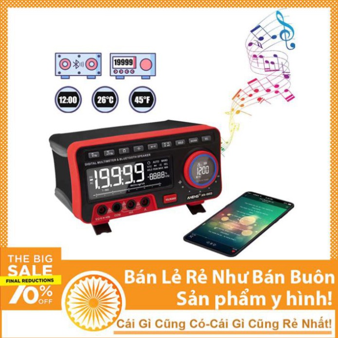 Đồng Hồ Vạn Năng Số Để Bàn Kiêm Loa Bluetooth ZT-5566