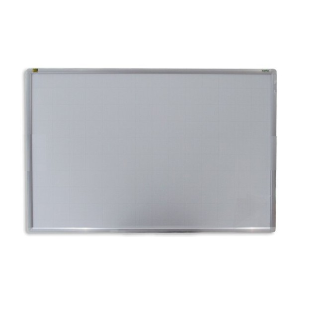 Bảng từ trắng Hàn Quốc in ô 5cm 100 x 120 cm - Tặng bút lông, nam châm, lau bảng