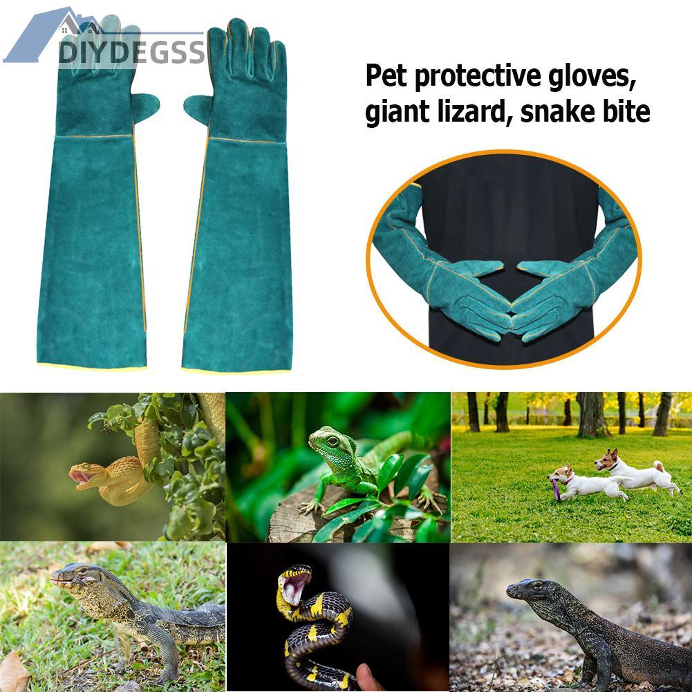 Diydegss2 1 Pair Anti-bite Gloves for Catch Dog Cat Pet Grasping Protective Gloves