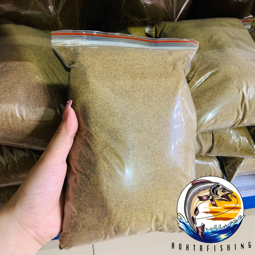 CÁM CÁ 20% 30% ĐẠM LÀM MỒI CÂU CỰC NHẬY Cargill 1kg chuyên chép, rô, trắm lớn