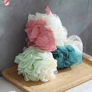 Bông Tắm Tròn Nhiều Màu