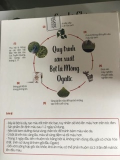 bột nhuộm tóc bằng lá móng, lá chàm