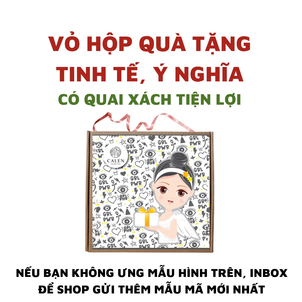 COMBO dưỡng trắng da siêu phẩm, phục hồi da sau khi dùng kem trộn bằng mặt nạ thảo mộc tự nhiên Calen Mask