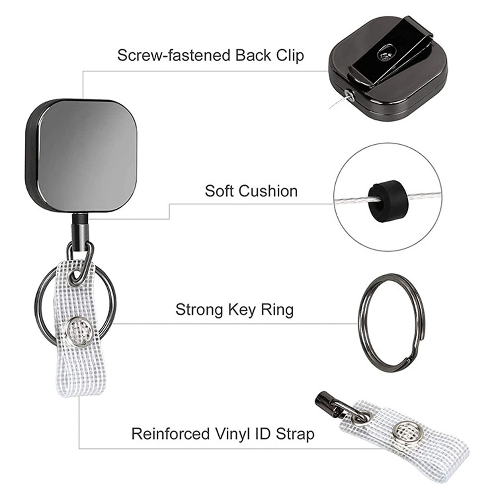 Kẹp giữ thẻ có dây rút tiện lợi chất lượng cao