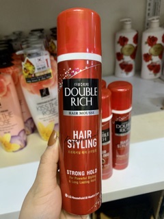 Keo Xịt Tóc Double Rich 150ml giữ nếp tóc cứng( Dạng bọt)