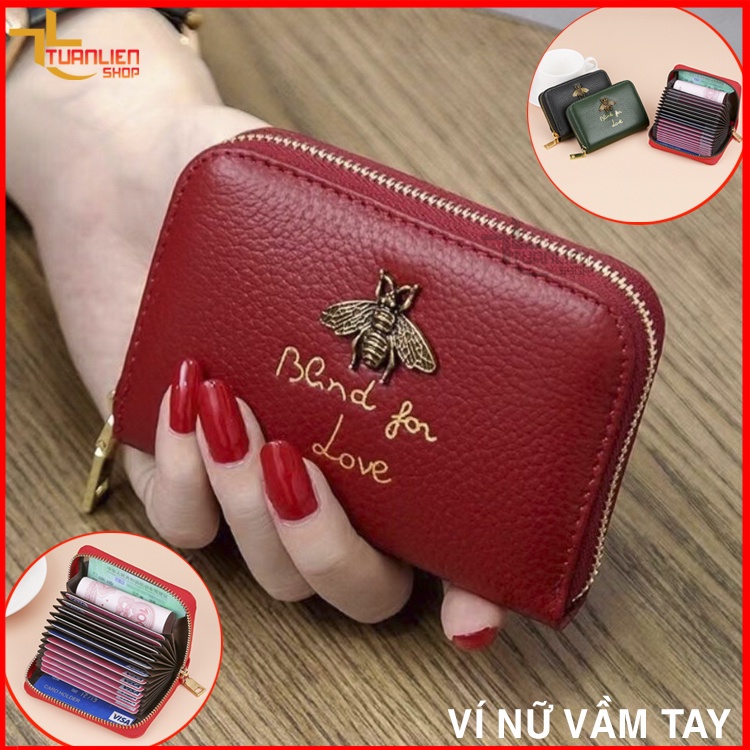 VÍ NỮ CẦM TAY KHÓA KÉO VI BLIND FOR LOVE.