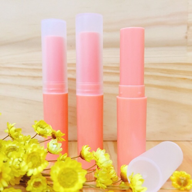 Vỏ thỏi son handmade 4g - vỏ thỏi son màu hồng - vỏ thỏi đựng son dưỡng handmade