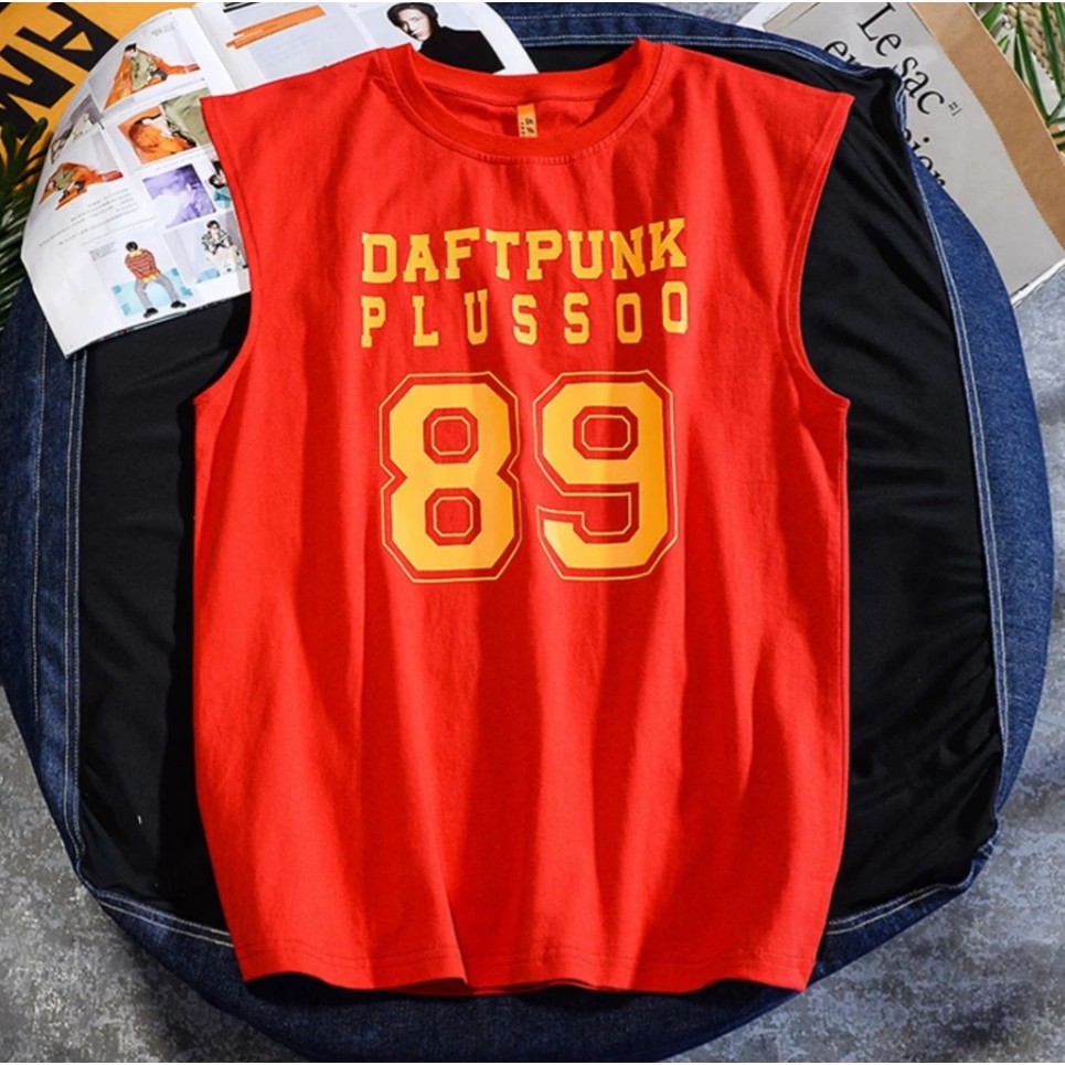 Áo tank top in DAFTPUNK - ẢNH THẬT