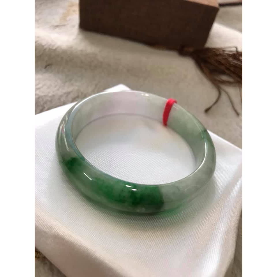 🌺 VÒNG NỮ BẢN HẸ T LÝ SAO 48MM XANH LÝ ĐẬM 1 BÊN TRẮNG BÓNG VÒNG ĐẸP LẮM NỮ MẠNG THUỶ MỘC HOẢ TỪ 45kg đến 55kg ĐEO1600K