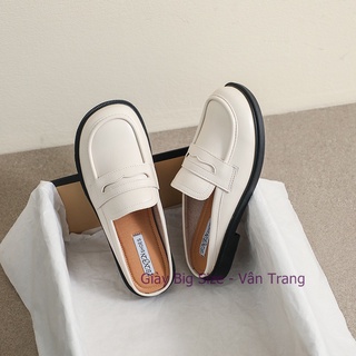 Giày hở gót big size từ 35-43 sục da