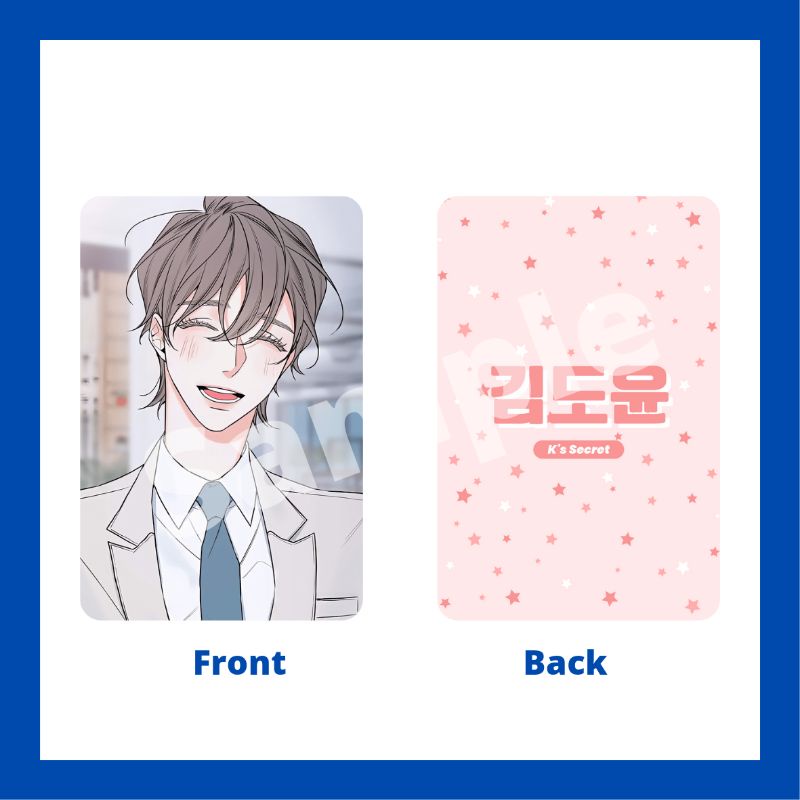 Thẻ hình thần tượng Kim Doyoon Lee Kangwoo The Unquechable Mr. Kim Manhwa BL Manwha