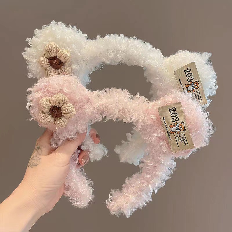 Cài tóc nữ tai gấu xinh xắn hai màu sweet dễ thương hai màu mẫu mới TG01