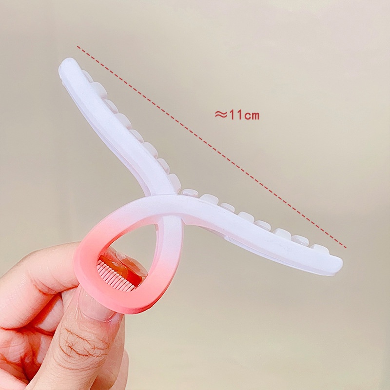 Kẹp Tóc Hình Hoa Anh Đào Màu Sắc Gradient Ngọt Ngào Thời Trang Mùa Hè Cho Nữ