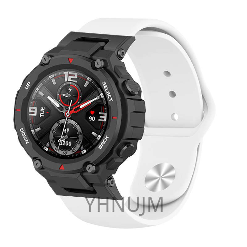 Silicone Dây Đeo Thay Thế Chất Liệu Silicon Thiết Kế Sọc Gân Nổi Cho Amazfit T-Rex Pro Xiaomi Huami Amazfit T-Rex 2