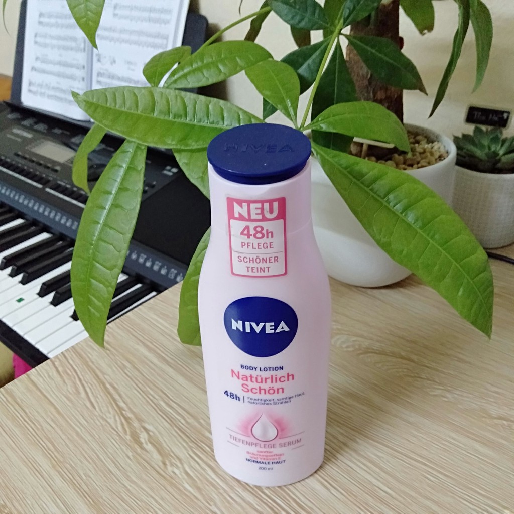 Sữa Dưỡng Thể Trắng Mịn Da  Nivea Bodylotion, Dưỡng Ẩm Phục Hồi Da Khô, Hấp Thụ Nhanh 200ml