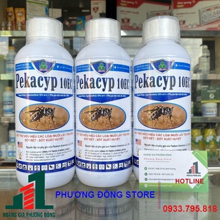 Thuốc diệt côn trùng giá rẻ Pekacyp 10EC chai 1 lít