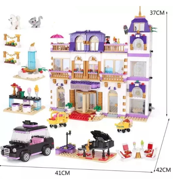 Lắp ráp xếp hình lego friends 10547 - Mô hình khách sạn 5 sao