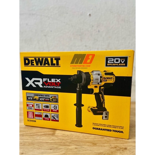 Máy khoan pin cao cấp 18v DeWALT DCD999N 126Nm chính hãng