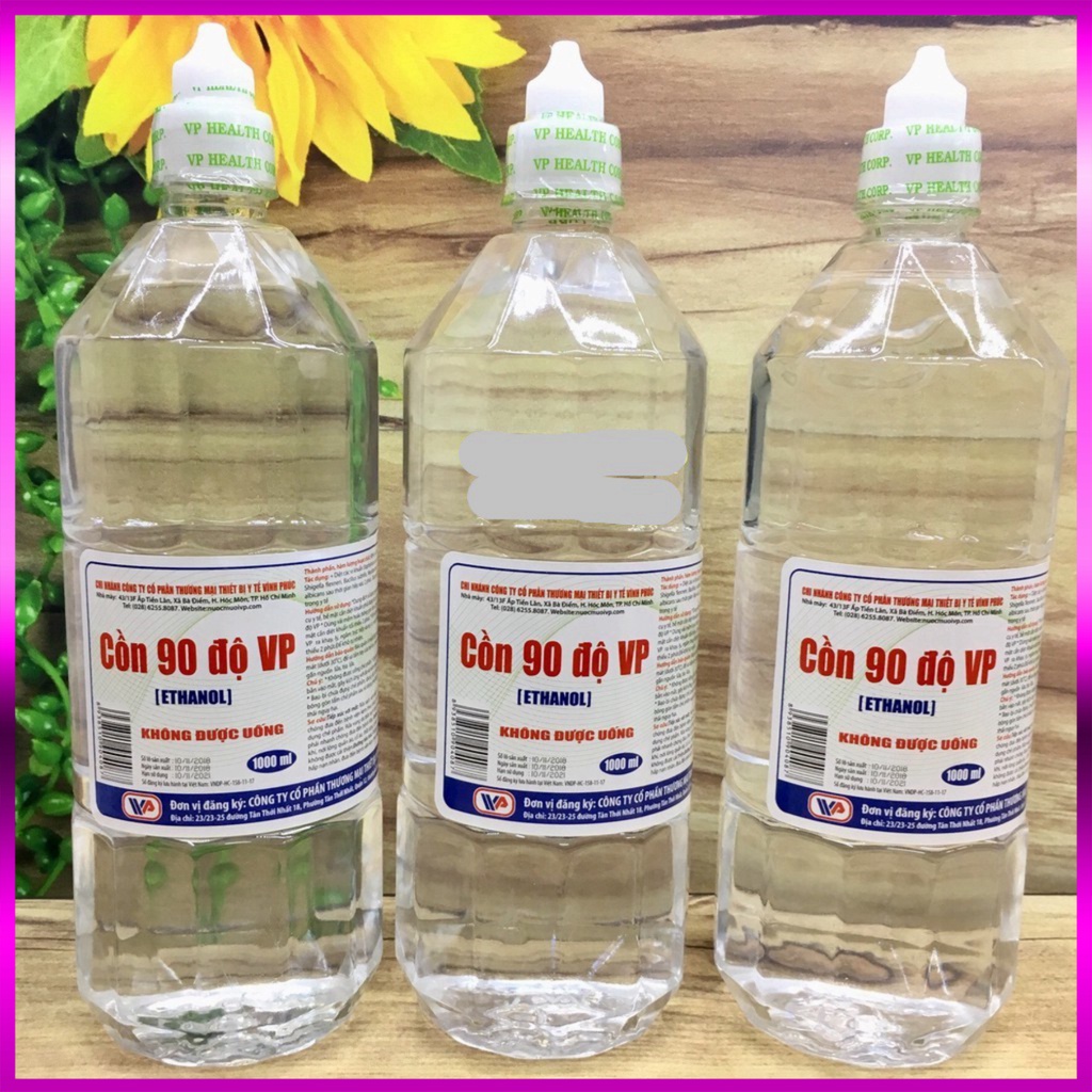 Cồn 70  Độ VP Chai Trắng (1000ml)