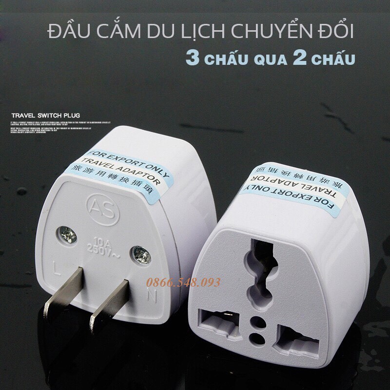 Đầu Chuyển 3 Chấu Sang 2 Chấu Chân Loại Dẹt