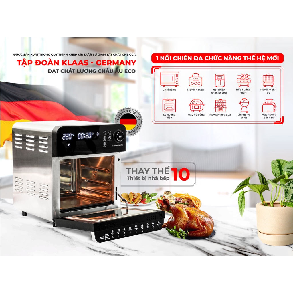 NỒI CHIÊN KHÔNG DẦU CAO CẤP KIPOR KP-AF657