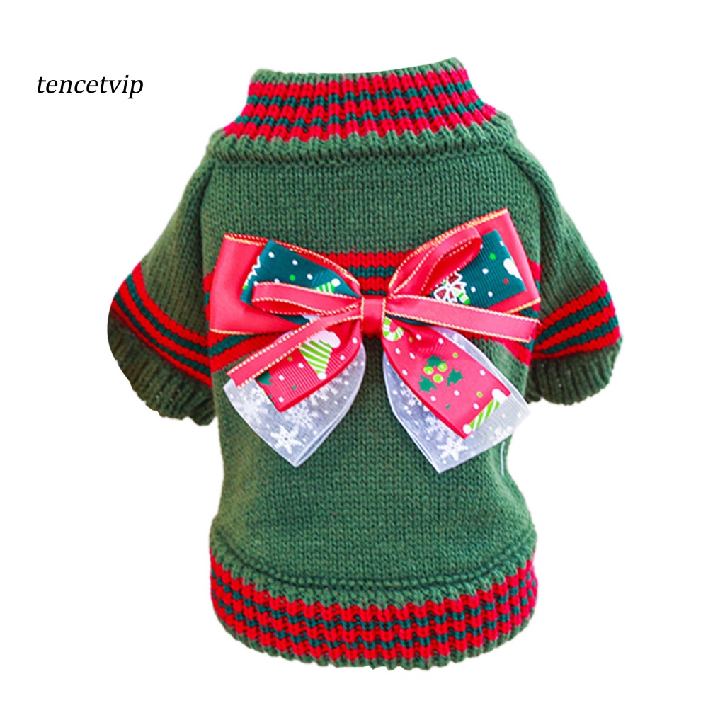 Áo Sweater Phong Cách Giáng Sinh Xinh Xắn Cho Thú Cưng