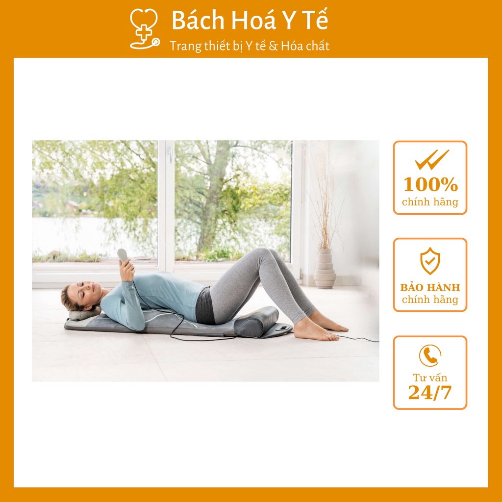 Thảm Massage Yoga Beurer MG280 với 7 buồng khí như các bài tập yoga thư dãn lưng, cổ, đùi- BH 12 tháng