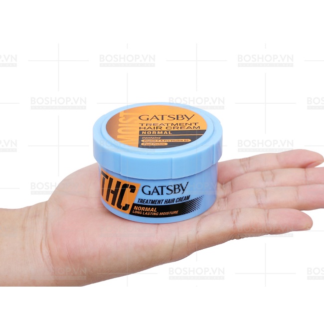 kem ủ tóc phục hồi hư tổn hair treatment cream siêu mượt lạnh thơm nhật bản giá rẻ Gatsby treatment hair cream 125g