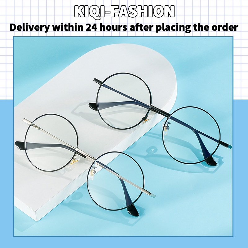 Kính Mát Gọng Tròn Kim Loại Chống Tia Bức Xạ Thời Trang Mới 2022