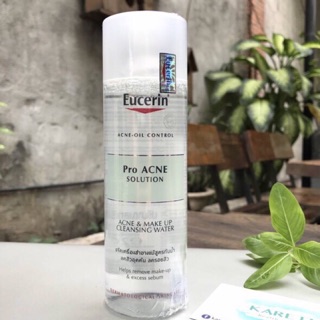 Nước tẩy trang Eucerin ProAcne Acne & Make Up Cleansing Water