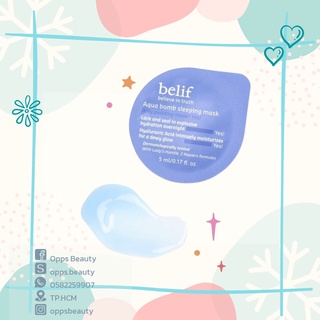 [Belif] Kem dưỡng cấp ẩm se khít lỗ chân lông BELIF The True Cream Moisturizing Bomb/ Aqua Bomb