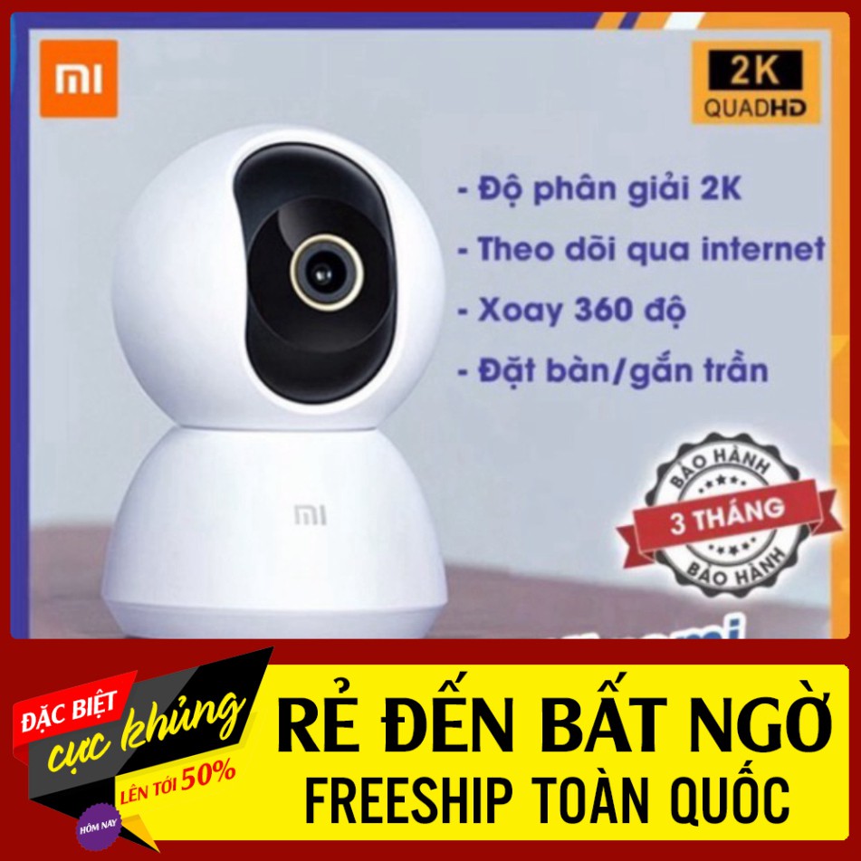 RẺ ĐÉN BẤT NGỜ Camera ip xoay 360 độ Xiaomi Mijia 2k 2020 RẺ ĐÉN BẤT NGỜ