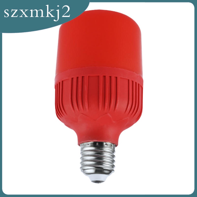 Bóng đèn LED chuôi E27 màu đỏ trang trí tiệc/lễ tạ ơn/Halloween/Giáng sinh/phòng ngủ/phòng khách/phòng bé