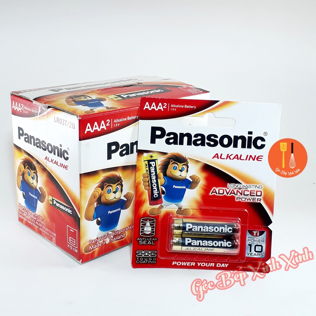 Pin AAA (pin 3A) Panasonic 1.5V (1 cặp )