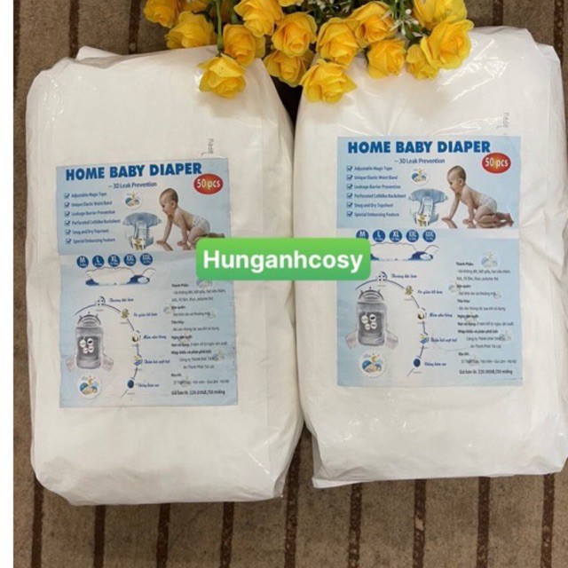 100 cái bỉm quần Home Baby size M L XL XXL XXXL