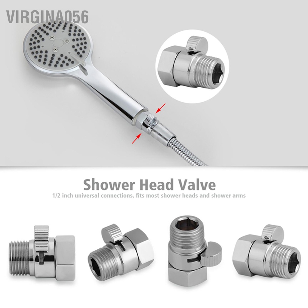 Van công tắc điều khiển dòng chảy đầu vòi hoa sen phun rửa tay tiết kiệm nước 1.2&quot; mới tiện lợi