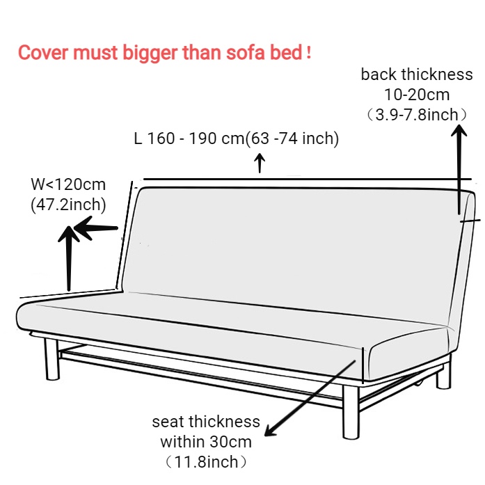 Vỏ bọc giường sofa co giãn chống thấm nước in họa tiết nhiều kiểu tùy chọn