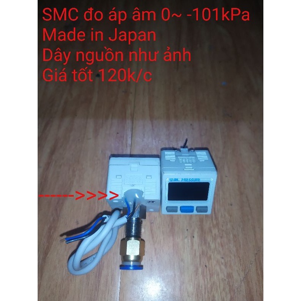 Cảm biến áp suất chân không điện tử SMC FESTO TPC. Đồng hồ Đo áp suất âm và dương.